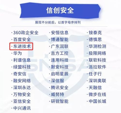 实力获权威认可，东进技术荣膺网络与信息安全产品推荐厂商